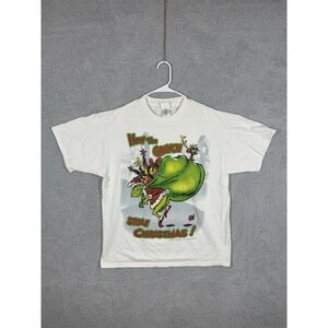 Vintage How‎ The Grinch Stole Christmas Seuss Wear T Shirt Size XL 1998